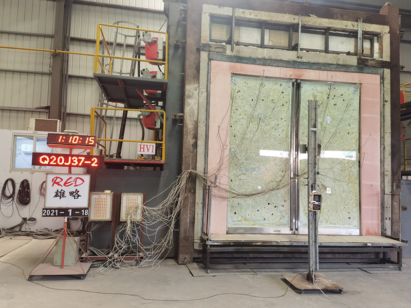 喜訊：恒保26mm水晶硅防火玻璃又一次通過歐標(biāo)BSEN 1634 EI60測試！